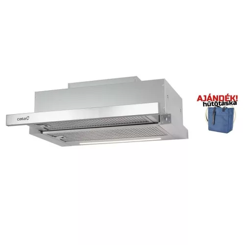 Cata - Páraelszívó TFH-6630/A X LED brushless inox + hűtőtáska