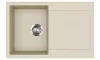 EVIDO Cubo 45S granitový dřez 780x500 mm, béž