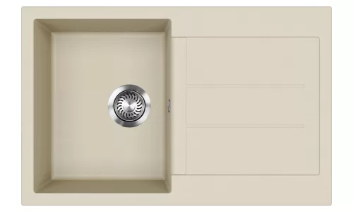 EVIDO Cubo 45S granitový dřez 780x500 mm, béž