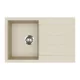 EVIDO Cubo 45S granitový dřez 780x500 mm, béž