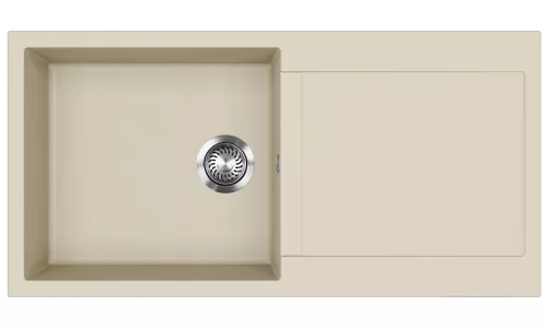 EVIDO Cubo XL 6S granitový dřez 1000x500 mm, béž