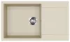 EVIDO Cubo XL 6S compact granitový dřez 860x500 mm, béž