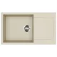 EVIDO Cubo XL 6S compact granitový dřez 860x500 mm, béž