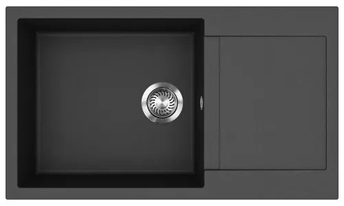 EVIDO Cubo XL 6S compact granitový dřez 860x500 mm, antracit