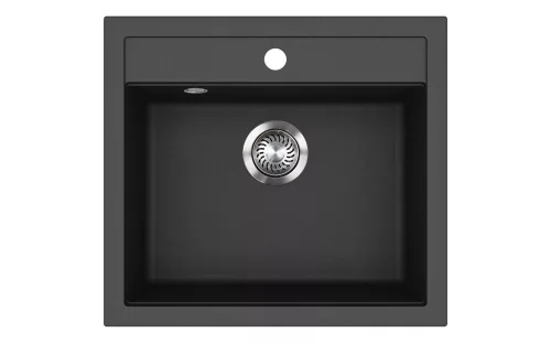 EVIDO Quadro 6 granitový dřez 562x510 mm, antracit