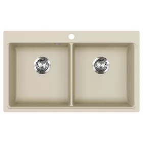 EVIDO Quadro 9 granitový dřez 860x510 mm, béž