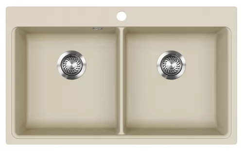 EVIDO Quadro 9 granitový dřez 860x510 mm, béž