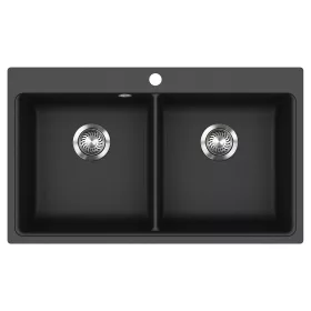 EVIDO Quadro 9 granitový dřez 860x510 mm, antracit