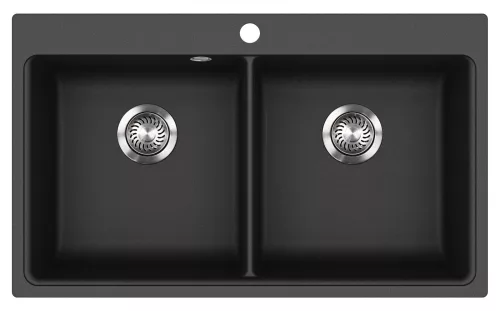 EVIDO Quadro 9 granitový dřez 860x510 mm, antracit