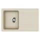 EVIDO Home 45S granitový dřez 765x460 mm, béž