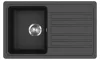 EVIDO Home 45S granitový dřez 765x460 mm, antracit