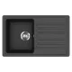 EVIDO Home 45S granitový dřez 765x460 mm, antracit