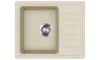 EVIDO Home 45S compact granitový dřez 575x460 mm, béž