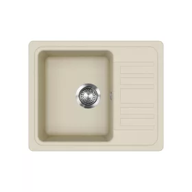 EVIDO Home 45S compact granitový dřez 575x460 mm, béž