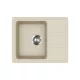 EVIDO Home 45S compact granitový dřez 575x460 mm, béž