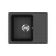 EVIDO Home 45S compact granitový dřez 575x460 mm, antracit