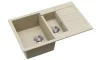EVIDO Cubo 6S compact granitový dřez 800x500 mm, béž