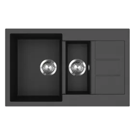 EVIDO Cubo 6S compact granitový dřez 800x500 mm, antracit