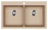 EVIDO Quadro 9 granitový dřez 860x510 mm, avena