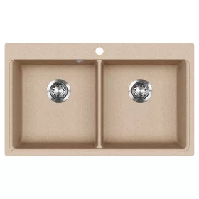EVIDO Quadro 9 granitový dřez 860x510 mm, avena