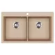 EVIDO Quadro 9 granitový dřez 860x510 mm, avena