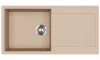 EVIDO Cubo XL 6S granitový dřez 1000x500 mm, avena