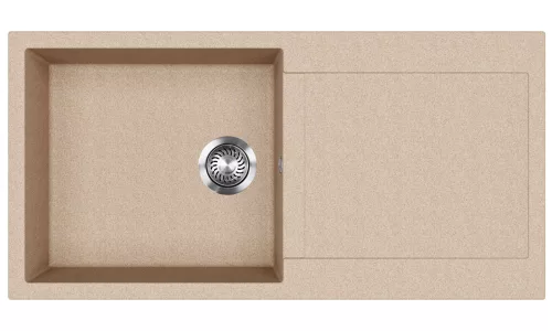 EVIDO Cubo XL 6S granitový dřez 1000x500 mm, avena
