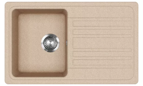 EVIDO Home 45S granitový dřez 765x460 mm, avena
