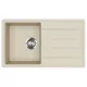 EVIDO Easy 45S granitový dřez 760x440 mm, béž