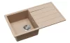 EVIDO Easy 45S granitový dřez 760x440 mm, avena, bez obalu, se sifonem