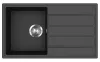 EVIDO Easy 45S granitový dřez 760x440 mm, antracit