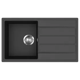 EVIDO Easy 45S granitový dřez 760x440 mm, antracit