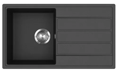 EVIDO Easy 45S granitový dřez 760x440 mm, antracit