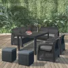 Corfu Relax duo cube kerti bútor garnitúra