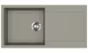 EVIDO Cubo XL 6S granitový dřez 1000x500 mm, platinová