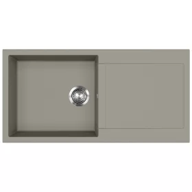 EVIDO Cubo XL 6S granitový dřez 1000x500 mm, platinová