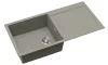 EVIDO Cubo XL 6S granitový dřez 1000x500 mm, platinová