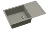 EVIDO Cubo XL 6S compact granitový dřez 860x500 mm, platinová