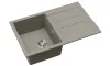 EVIDO Cubo 45S granitový dřez 780x500 mm, platinová