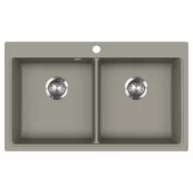 EVIDO Quadro 9 granitový dřez 860x510 mm, platinová