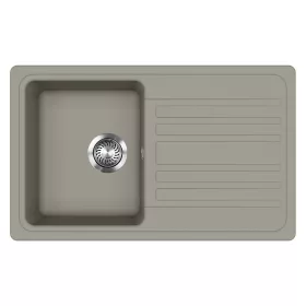 EVIDO Home 45S granitový dřez 765x460 mm, platinová