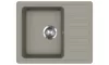 EVIDO Home 45S compact granitový dřez 575x460 mm, platinová