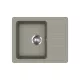 EVIDO Home 45S compact granitový dřez 575x460 mm, platinová