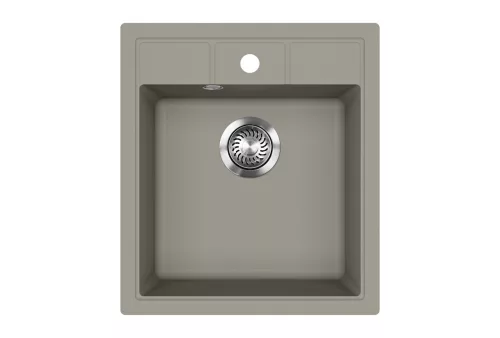 EVIDO Easy 45 granitový dřez 460x515 mm, platinová