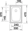 BLANCO TOP EE 3X4 dřez (202385 mos+222458 lef)