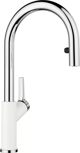 BLANCO CARENA-S Vario kuchyňská baterie, bílá / chrom