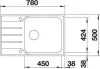 BLANCO LEMIS XL 6S-IF Comp. 2 otvor,s excentrem