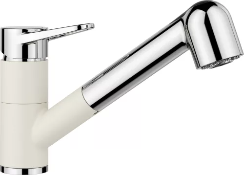 BLANCO WEGA-S II krémová bílá / chrom HD