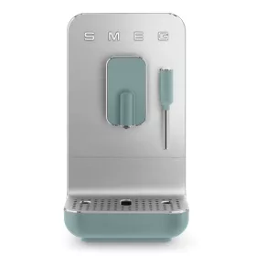   SMEG AUTOMATA KÁVÉFŐZŐ, Collezione design, tejhabosító funkció, matt smaragdzöld
