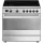 SMEG SZABADONÁLLÓ TŰZHELY, Classica design, 90 cm, 1 sütőtér, indukciós főzőlap, matt fekete gombok, inox